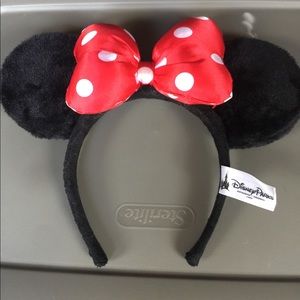 Disney Parks Minnie Ears 🎀 + Disney Top + Pin